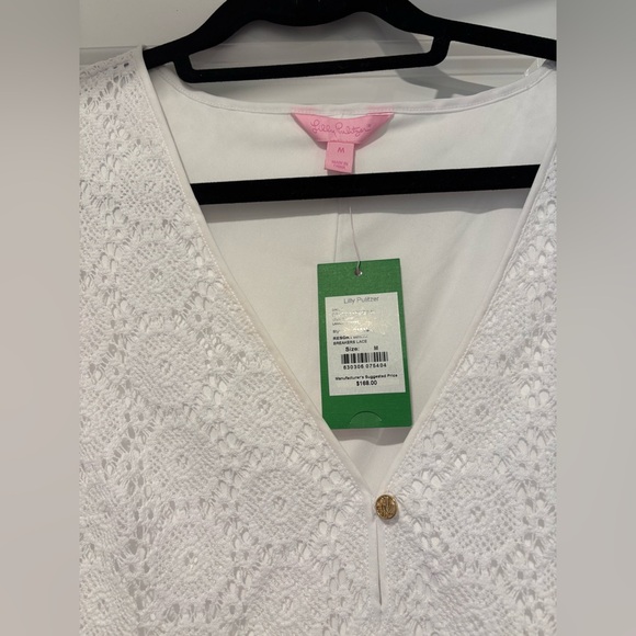 Lilly Pulitzer Dresses & Skirts - Lilly Pulitzer Ivory Lace Cardigan